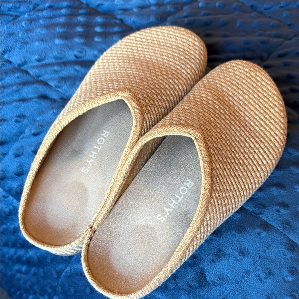 Rothy's Tan Slip-On Shoes